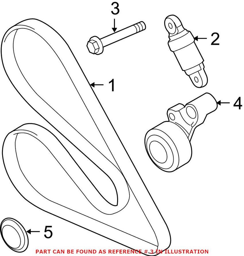 BMW Hex Bolt (w/ Washer) (M8x32) 11287839136